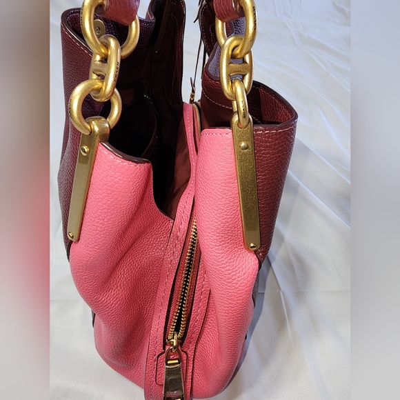 COACH Dalton Colorblock Pink, Raspberry EUC - Picture 5 of 11